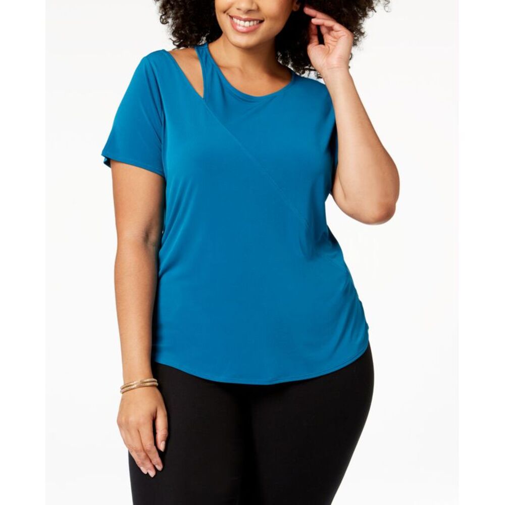 INC International Concepts Plus Size Cutout T-Shirt